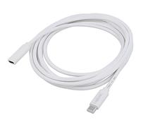 CU0222 cable high speed, USB 2.0 USB C female, USB C male 3 meters white LOGI...