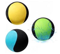 Cuackamily 3Pcs Skip Ball, Water Skipping Balls Lake Toys & Beach Gear Stuff Water Bouncing Ball, Jumping Balls Skimming Swimming Pool Outdoor Accessories for Outside Games Gifts for Teens & Adults