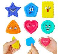 Cuackamily 6pcs Sensory Toys for Toddler Emotional Support Toys Special Needs Developmental Toys Autism toys for Kids Stress Relief Fidget Sensory Toys for Autism Social Emotional Skill Learning Gifts