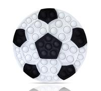 Cuackamily Pop Fidget Toy, Bubble Poppet Fidget Toy, Silicone Pop Fidget Sensory Toy, Popping Fidget Stress Autism Relief Anti Stress Push Toy for Kids and Adults, Parent-Child, Gift, Party (Football)