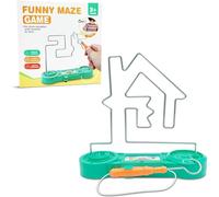 Cuackamily Wire Board Game for 3-12 Year Old Boys & Girls, Super Nerve Game Wire Skill Maze Childrens Adults Nerves Touch, Family Board Games For Kids Adults Christmas Birthday Gift Party Game