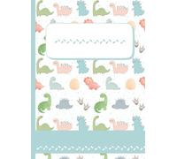 Cuaderno A5 con Pauta Montessori 5 mm - Libreta de Caligrafía y Escritura para Niños de 3 a 6 Años - Modelo Dinosaurios: El cuadernillo Montessori ... de primaria: claro, motivador y fácil de usar
