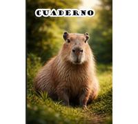 Cuaderno - A5 - rayado: Libreta con motivo de capibara para notas, listas y bocetos