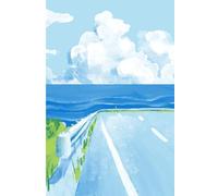 Cuaderno A5 Road to the Sea | Libreta de Puntos Dot Grid | Diseño Anime Landscape Summer: Colección SHIHARU STUDIO - 110 páginas - Tapa Blanda Ilustrada