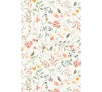 Cuaderno Aesthetic Rosa - Main Character Energy | Diario con cuadritos Minimalista 13,97 x 21,59 | Libreta Bonita para Chicas: Cuaderno páginas con cuadritos - flores - 13,97 x 21,59 cm