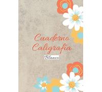 Cuaderno Caligrafía Blanco: Libreta con líneas para caligrafía para niños y adultos para mejorar escritura a mano y lettering - 100 páginas - Tamaño A4