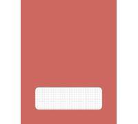 Cuaderno Cuadriculado Rojo Claro: Formato grande 8,5" x 11", 50 hojas (100 páginas), ideal para apuntes, esquemas, tablas y gráficos (Cuadernos de Estudio y Trabajo)