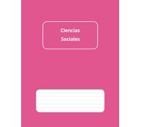 Cuaderno de Ciencias Sociales - Pautado: Formato grande 8,5" x 11", 50 hojas (100 páginas), ideal para apuntes, esquemas, tablas y gráficos (Cuadernos Académicos de Estudio)