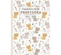 Cuaderno de la Profesora 2025/2026: Planificador de Clases A4