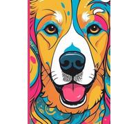 Cuaderno de Notas con Portada de Golden Retriever: Cuaderno a rayas para escribir, regalo de mascotas, para los Golden Retriever Lover, notebook de ... amantes de perros, cuaderno para estudiantes