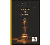 Cuaderno de notas rayado: 80 páginas | 6 x 9 pulgadas | Diseño temático | Diario, notas, estrategia: Diseño elegante inspirado en el ajedrez para ... creativos y amantes de la escritura.