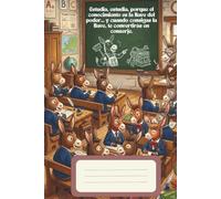 Cuaderno de papel cuadriculado: Edición «El burro gracioso» para el aula: 120 páginas cuadriculadas, 6x9 pulgadas, un divertido diario escolar para alumnos (Donkeys and Rams Academy Series)