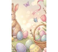 Cuaderno de Pascua - Recuerdos de Primavera: Un espacio dulce para escribir, dibujar y celebrar la Pascua