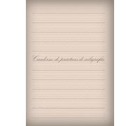 Cuaderno de prácticas de caligrafía tamaño A5 (tamaño compacto) 200 páginas, elaborado con papel de pasta mecánica, una opción de impresión de baja emisión de carbono