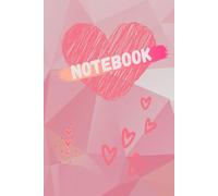 Cuaderno de Rayas con Diseño de Corazones: Libreta A5 para niñas y adolescentes, 100 páginas, tapa blanda, regalo original para cumpleaños o San Valentín