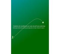 Cuaderno de rendimiento por palo de golf para prácticas -Desde registros diarios hasta referencia para elegir palos en el campo- Tamaño A5 compacto