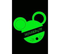 Cuaderno diario estilo pop art Bandy Mouse - cuaderno A5 rayado (notebook a5) con original diseño aesthetic de ratón para los amantes de los animales ... estudio y oficina, regalos y cumpleaños