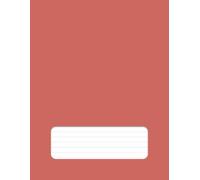 Cuaderno Lineado Rojo Claro: Formato grande 8,5" x 11", 50 hojas (100 páginas), ideal para apuntes, esquemas, tablas y gráficos (Cuadernos de Estudio y Trabajo)