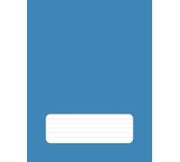 Cuaderno Pautado Azul: Formato grande 8,5" x 11", 50 hojas (100 páginas), ideal para apuntes, esquemas, tablas y gráficos (Cuadernos de Estudio y Trabajo)