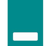 Cuaderno Pautado Turquesa: Formato grande 8,5" x 11", 50 hojas (100 páginas), ideal para apuntes, esquemas, tablas y gráficos (Cuadernos de Estudio y Trabajo)