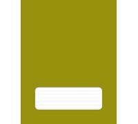 Cuaderno Pautado Verde Olivo: Formato grande 8,5" x 11", 50 hojas (100 páginas), ideal para apuntes, esquemas, tablas y gráficos (Cuadernos de Estudio y Trabajo)