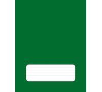 Cuaderno Pautado Verde Oscuro: Formato grande 8,5" x 11", 50 hojas (100 páginas), ideal para apuntes, esquemas, tablas y gráficos (Cuadernos de Estudio y Trabajo)