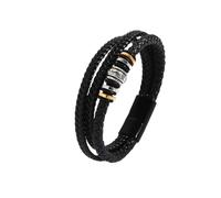 CUAJHNPX Leather Bracelet,Hand-Woven Ethnic Style Retro Leather Bracelets,Energy Jewellery for Men Women Style F