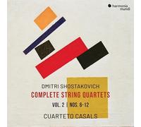 CUARTETO CASALS - SHOSTAKOVICH COMPLETE STRING QUARTETS VOL. 2 - CD AL - G3z