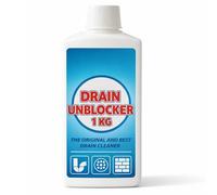 Cuastic Soda Drain Unblocker Powder 1KG, Sink & Drain Cleaner - Fast-Acting Heavy Duty Sink Cleaner Safe for All Pipes, Plugholes, Bathroom, Washroom, Kitchen to Remove Blockages