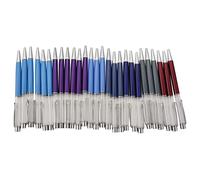 Cuasting 27 Pack Colorful Empty Tube Floating DIY Pens Ballpoint Pens, Building Your Favorite Liquid Sand Pens Gift