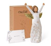 Cuayaes Courage Angel Figurines Positive Emotional Support Gift, Congratulations New Beginnings New Job Gifts for Women, Cheer Up Guardian Angel Ornament, Cancer Chemotherapy Gifts for Woman