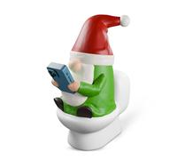 Cuayaes Garden Gnome Ornaments, Funny Garden Ornaments Outdoor Naughty Gnomes Decor Statue for Fences Yard Balcony Lawn Home, Christmas Gnomes Decorations