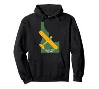 Cub Airplane over Idaho Pilot Design Pullover Hoodie