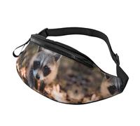 Cub Raccoon Waist Bag Bumbags for Men Women, Print Polyester Waist Pack for Travel Walking Sport with Adjustable Strap