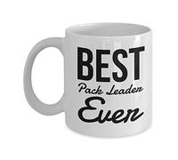 Cub Scout Leader Gifts - Best Pack Leader Ever 11 Oz Coffee Mugs Tea Cup Funny Gifts for Leaders Appreciation