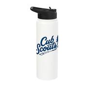 Cub Scouts - Do Your Best Retro Scouting Script Stainless Steel Insulated Water Bottle