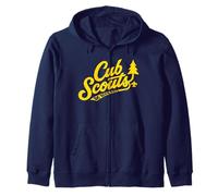Cub Scouts - Do Your Best Retro Scouting Script Zip Hoodie