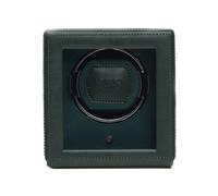 WOLF Cub Green Vegan Leather Winder with Cover