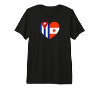 Cuba and Canada United in Roots Premium T-Shirt
