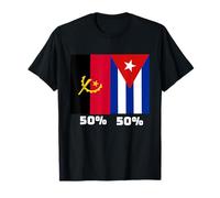 Cuba Angola Flags T-Shirt