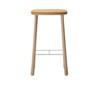 Cuba Bar Stool 77 cm Oiled Oak/Sand Leather