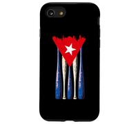 Cuba Baseball Flag With Bats Béisbol Pelota Batter Cubana Case for iPhone SE (2020) / 7/8