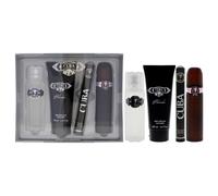 Cuba Black Men Gift Set EDT 100ml 50ml After Shave Shower Gel