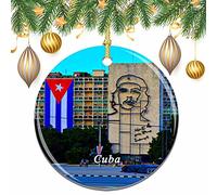 Cuba Christmas Xmas Tree Ornament Decoration Wedding Hanging Pendant Decor City Travel Souvenir Collection