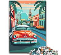 Cuba Cityscape Jigsaws 2000 Pieces for Teenagers, for And 14 Years And over Brainteaser Family Games Christmas Birthday Gifts 2000pcs(70x100cm)