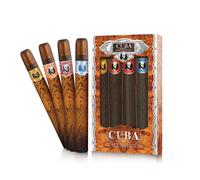 Cuba Classic Men Cologne Gift Set 4x35ml Eau De Toilette EDT Spray Cigar Bottle