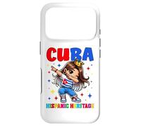 Cuba Dabbing Girl Hispanic Heritage Celebration for Kids Case for iPhone 17 Pro