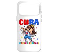 Cuba Dabbing Girl Hispanic Heritage Celebration for Kids Case for iPhone 17 Pro Max