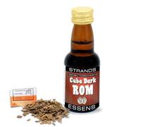 Cuba Dark Rum Style Essence 25ml - Alcohol Free Flavouring - Makes 0.75L - With Free French Oak Chips 20g