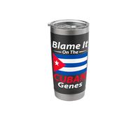 Cuba Flag Cuban Roots Hispanic Heritage Design for a Cuban Stainless Steel Insulated Tumbler